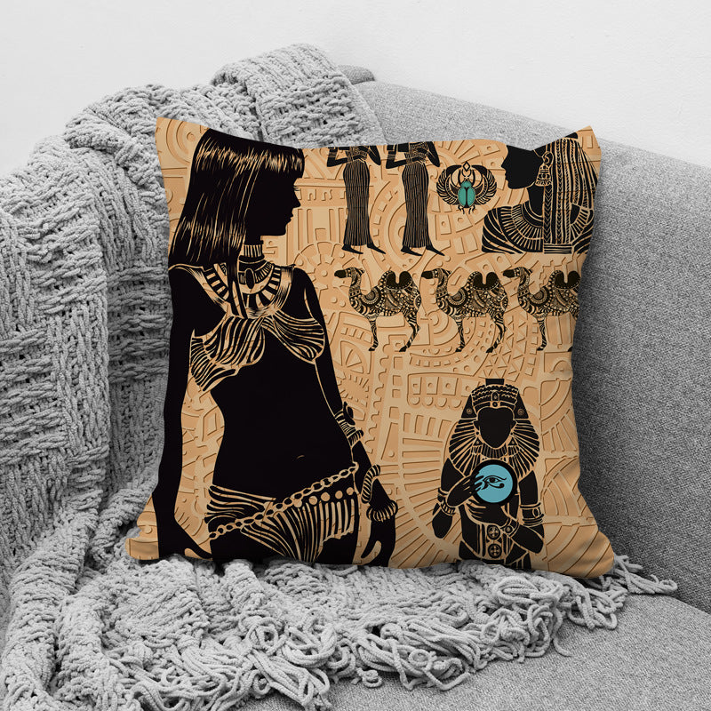 African Ethnic Style Pillow Office Waist Support Pillow