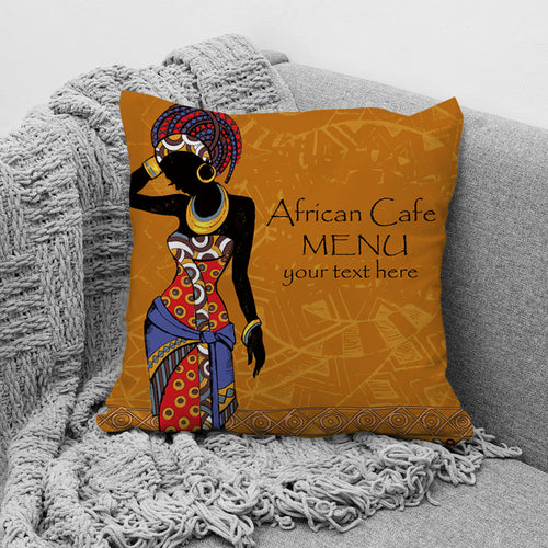 African Ethnic Style Pillow Office Waist Support Pillow