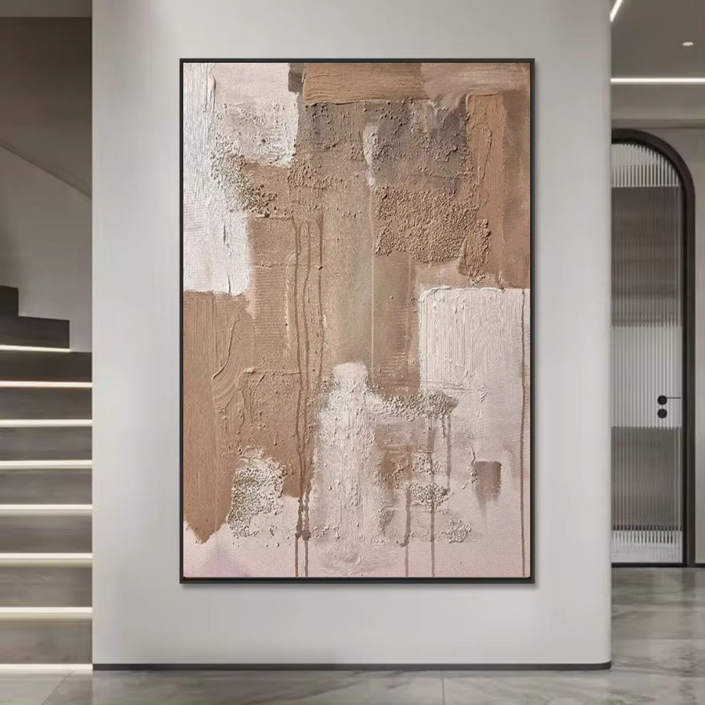 Handmade Oil Painting Canvas Wall Art Decoration Modern Texture Abstract For Home Living Room Decor Rolled Frameless Unstretched Painting