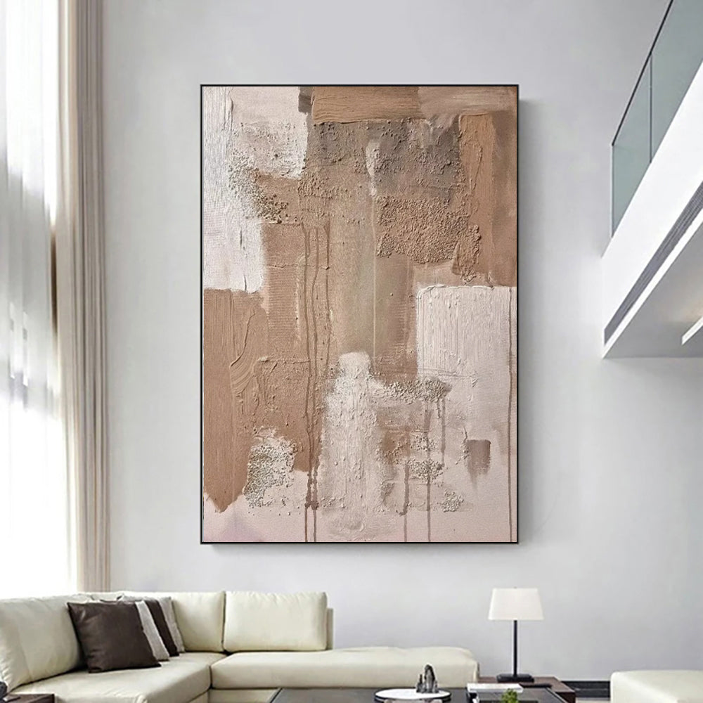 Handmade Oil Painting Canvas Wall Art Decoration Modern Texture Abstract For Home Living Room Decor Rolled Frameless Unstretched Painting