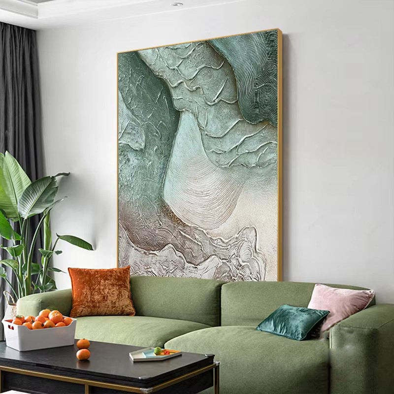 Hand-Painted Oil Paintings On Canvas Abstract Texture Landscape Painting Wall Picture For Living Room Home Decor Art No Framed